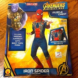 Iron spider man costume